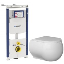 Комплект подвесной унитаз Bien Flash FLKA052N1VP0W3000 + система инсталляции Geberit 111.362.00.5