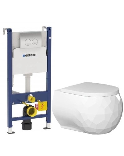 Комплект подвесной унитаз Bien Pent PNKA052N1VP0W3000 + система инсталляции Geberit 458.124.21.1