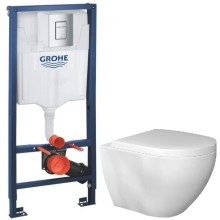 Комплект подвесной унитаз Bien Dune DNKA052N1VP0W3000 + система инсталляции Grohe 38772001