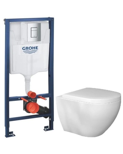 Комплект подвесной унитаз Bien Dune DNKA052N1VP0W3000 + система инсталляции Grohe 38772001