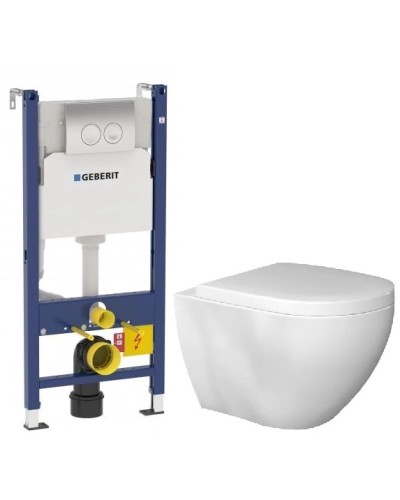 Комплект подвесной унитаз Bien Dune DNKA052N1VP0W3000 + система инсталляции Geberit 458.124.21.1