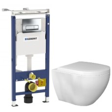 Комплект подвесной унитаз Bien Dune DNKA052N1VP0W3000 + система инсталляции Geberit 458.125.21.1