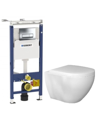 Комплект подвесной унитаз Bien Dune DNKA052N1VP0W3000 + система инсталляции Geberit 458.125.21.1
