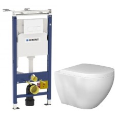 Комплект подвесной унитаз Bien Dune DNKA052N1VP0W3000 + система инсталляции Geberit 458.125.11.1