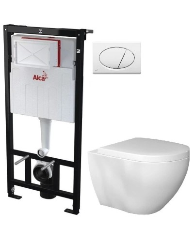 Комплект подвесной унитаз Bien Dune DNKA052N1VP0W3000 + система инсталляции AlcaPlast AM101/11203:1RUSSETM70