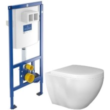 Комплект подвесной унитаз Bien Dune DNKA052N1VP0W3000 + система инсталляции Villeroy & Boch 92246100