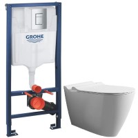 Комплект подвесной унитаз Bien Mineral MNKA052N1VP0W3000 + система инсталляции Grohe 38772001