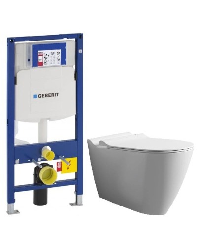 Комплект подвесной унитаз Bien Mineral MNKA052N1VP0W3000 + система инсталляции Geberit 111.300.00.5