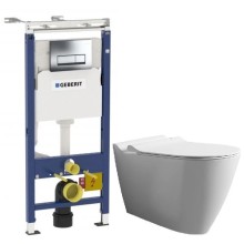 Комплект подвесной унитаз Bien Mineral MNKA052N1VP0W3000 + система инсталляции Geberit 458.125.21.1