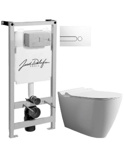 Комплект подвесной унитаз Bien Mineral MNKA052N1VP0W3000 + система инсталляции Jacob Delafon E5504-NF + E4326-00