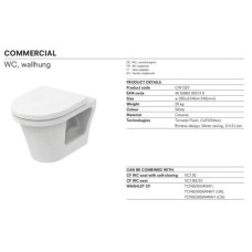 Комплект подвесной унитаз Toto CF CW132Y#NW1 + VC130 + система инсталляции Grohe 38721001