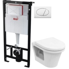 Комплект подвесной унитаз Toto CF CW132Y#NW1 + VC130 + система инсталляции AlcaPlast AM101/11203:1RUSSETM70