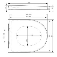 Комплект подвесной унитаз Toto CF CW132Y#NW1 + VC130 + система инсталляции AlcaPlast AM101/11203:1RUSSETM70