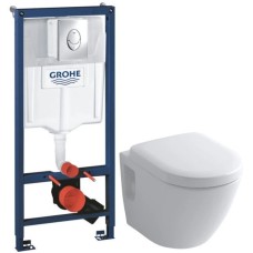 Комплект подвесной унитаз Toto NC CW762Y + VC100N + система инсталляции Grohe 38721001