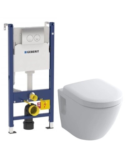 Комплект подвесной унитаз Toto NC CW762Y + VC100N + система инсталляции Geberit 458.124.21.1