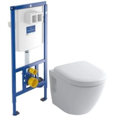 Комплект подвесной унитаз Toto NC CW762Y + VC100N + система инсталляции Villeroy & Boch 92246100