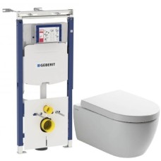 Комплект подвесной унитаз SSWW CT2038V + система инсталляции Geberit 111.362.00.5