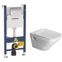 Комплект подвесной унитаз Duravit Durastyle 2536090000 + 0063790000 + система инсталляции Geberit 458.124.21.1