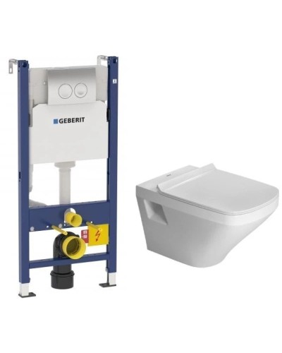 Комплект подвесной унитаз Duravit Durastyle 2536090000 + 0063790000 + система инсталляции Geberit 458.124.21.1