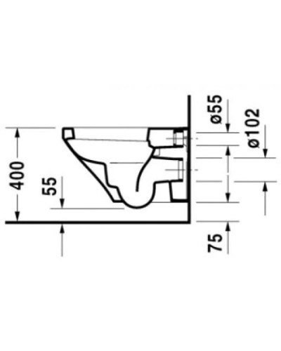 Комплект подвесной унитаз Duravit Durastyle 2536090000 + 0063790000 + система инсталляции Geberit 458.125.11.1