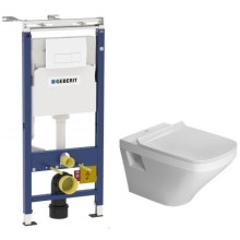 Комплект подвесной унитаз Duravit Durastyle 2536090000 + 0063790000 + система инсталляции Geberit 458.125.11.1