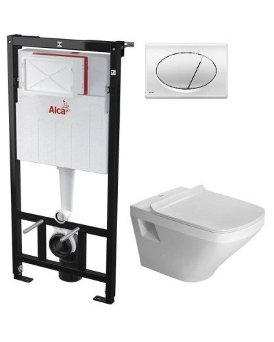 Комплект подвесной унитаз Duravit Durastyle 2536090000 + 0063790000 + система инсталляции AlcaPlast AM101/11203:1RUSSETM71