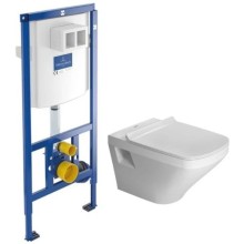 Комплект подвесной унитаз Duravit Durastyle 2536090000 + 0063790000 + система инсталляции Villeroy & Boch 92246100