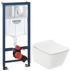 Комплект подвесной унитаз Toto SP CW532Y + TC512F + система инсталляции Grohe 38721001