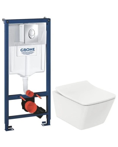 Комплект подвесной унитаз Toto SP CW532Y + TC512F + система инсталляции Grohe 38721001