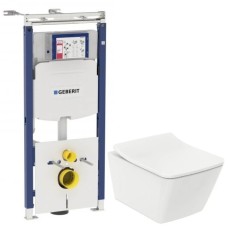 Комплект подвесной унитаз Toto SP CW532Y + TC512F + система инсталляции Geberit 111.362.00.5