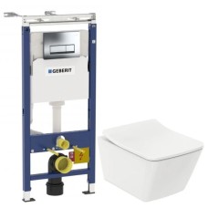 Комплект подвесной унитаз Toto SP CW532Y + TC512F + система инсталляции Geberit 458.125.21.1