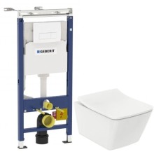 Комплект подвесной унитаз Toto SP CW532Y + TC512F + система инсталляции Geberit 458.125.11.1