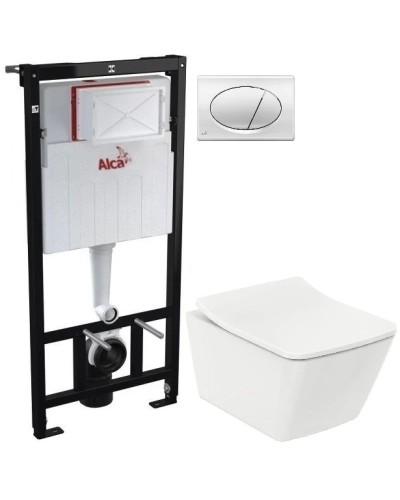 Комплект подвесной унитаз Toto SP CW532Y + TC512F + система инсталляции AlcaPlast AM101/11203:1RUSSETM71