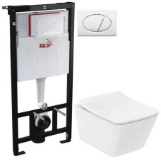 Комплект подвесной унитаз Toto SP CW532Y + TC512F + система инсталляции AlcaPlast AM101/11203:1RUSSETM70