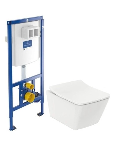 Комплект подвесной унитаз Toto SP CW532Y + TC512F + система инсталляции Villeroy & Boch 92246100