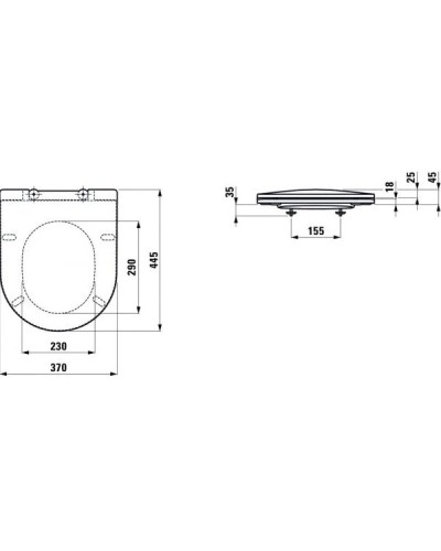 Комплект подвесной унитаз Laufen Pro 8.2096.6.000.000.1 + 8.9896.6.000.000.1 + система инсталляции Grohe 38772001