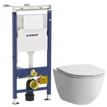 Комплект подвесной унитаз Laufen Pro 8.2096.6.000.000.1 + 8.9896.6.000.000.1 + система инсталляции Geberit 458.125.11.1