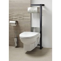 Инсталляция Jacob Delafon E29025-NF+E4316-CP с клавишей смыва Хром