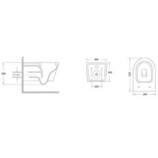 Комплект подвесной унитаз Teka Manacor 11.732.00.02 + система инсталляции AlcaPlast AM101/11203:1RUSSETM71