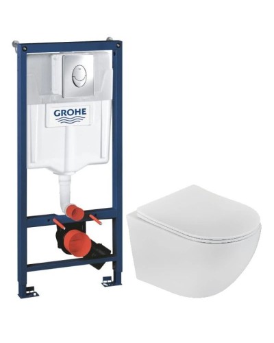 Комплект подвесной унитаз Teka Manacor 11.732.00.02 + система инсталляции Grohe 38721001