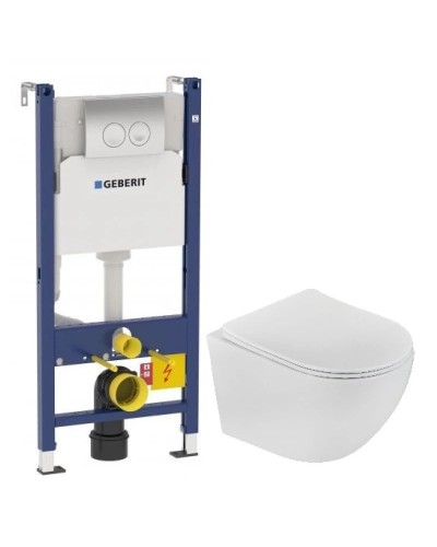 Комплект подвесной унитаз Teka Manacor 11.732.00.02 + система инсталляции Geberit 458.124.21.1