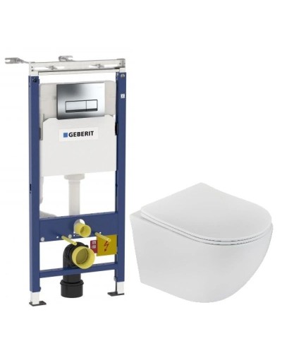 Комплект подвесной унитаз Teka Manacor 11.732.00.02 + система инсталляции Geberit 458.125.21.1
