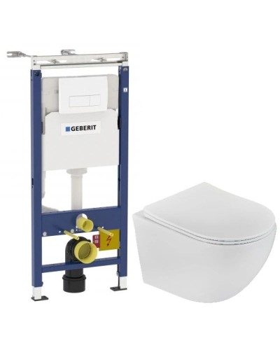 Комплект подвесной унитаз Teka Manacor 11.732.00.02 + система инсталляции Geberit 458.125.11.1
