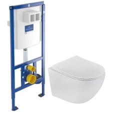 Комплект подвесной унитаз Teka Manacor 11.732.00.02 + система инсталляции Villeroy & Boch 92246100