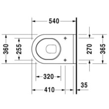 Комплект подвесной унитаз Duravit Starck 3 2200090000 + 0063810000 + система инсталляции Tece 9300302 + 9240921