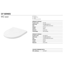 Комплект подвесной унитаз Toto CF CW132Y#NW1 + VC130 + система инсталляции Tece 9300302 + 9240921