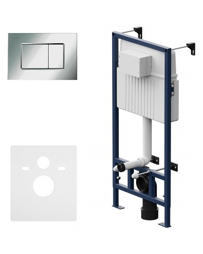 Инсталляция AM.PM Pro С I012707.0251 для унитаза с клавишей смыва Хром глянцевый