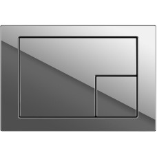 Инсталляция Cersanit Vector 64183 для унитаза с клавишей смыва Хром глянцевый