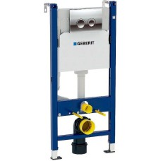 Инсталляция Geberit Duofix Delta UP100 458.124.21.1 для унитаза с клавишей смыва Хром