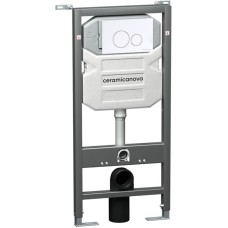 Инсталляция Ceramica Nova Envision CN1001W для унитаза с Белой клавишей смыва
